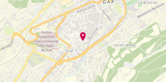 Plan de L'Artefact, 34 Rue Carnot, 05000 Gap