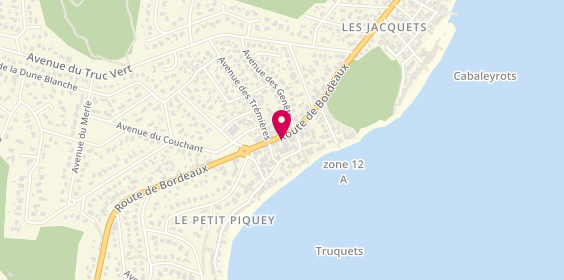 Plan de L'Oasis, 24 Route de Bordeaux, 33950 Lège-Cap-Ferret