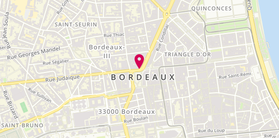 Plan de La Bouquinerie Plus, 44 place Gambetta, 33000 Bordeaux