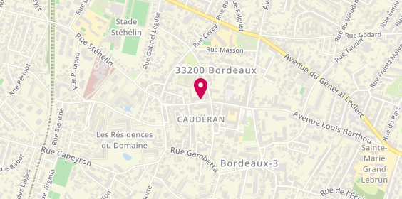 Plan de L'Ex-Libris Librairie Bd - Cafe, 203 avenue Louis Barthou, 33200 Bordeaux