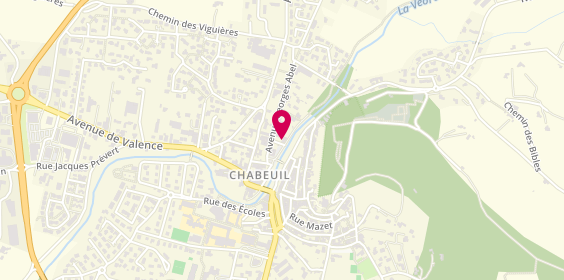 Plan de Ecriture 26, Place Charles de Gaulle, 26120 Chabeuil