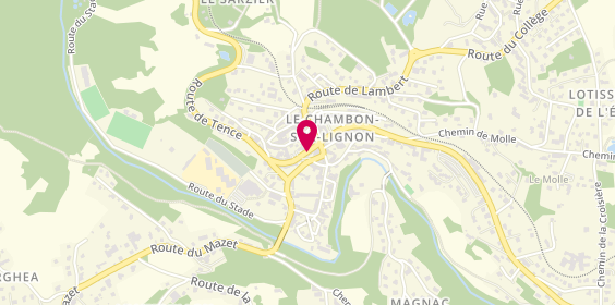 Plan de MANEVAL Marie, 9 Route de Tence, 43400 Le Chambon-sur-Lignon