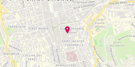Plan de Librairie Mauvais Genres, 5 Rue Notre Dame, 42000 Saint-Étienne