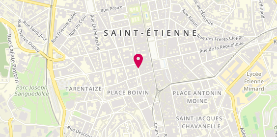 Plan de Librairie Croquelinottes, 23 Rue de la Résistance, 42000 Saint-Étienne