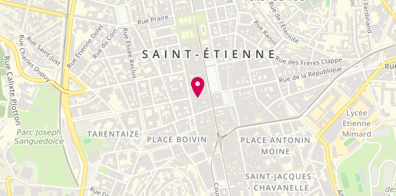 Plan de Forum Espace Culture, 5 Rue Michel Rondet, 42000 Saint-Étienne