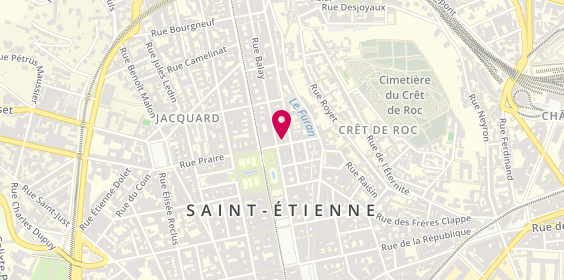 Plan de La Papéthèque, 2 Rue Balay, 42000 Saint-Étienne