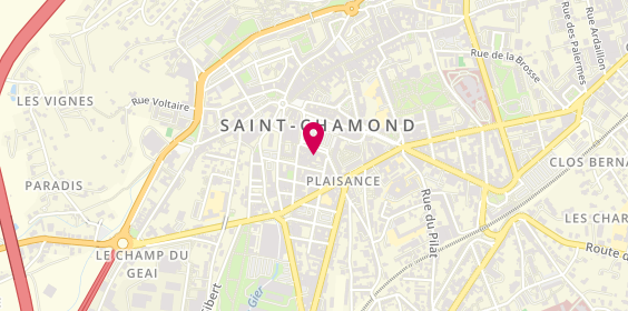 Plan de Librairie Papeterie Plaisance, 24 place de la Liberté, 42400 Saint-Chamond