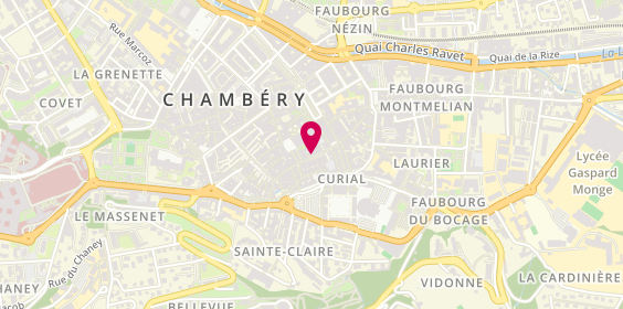 Plan de Librairie Jean-Jacques Rousseau, 64 Rue Croix d'Or, 73000 Chambéry