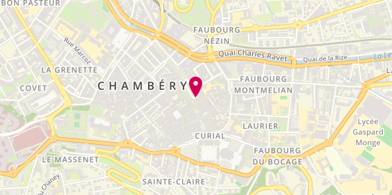 Plan de Librairie Garin, Boulevard du Théatre, 73000 Chambéry