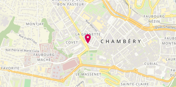 Plan de L'Accent Qui Chante, 16 Rue Sainte-Barbe, 73000 Chambéry