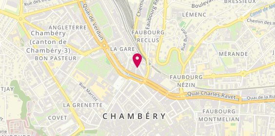 Plan de Decitre, 75 Rue Sommeiller, 73000 Chambéry