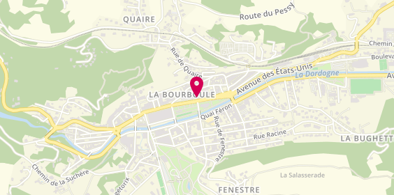 Plan de Librairie Remy, 273 Boulevard Georges Clemenceau, 63150 La Bourboule