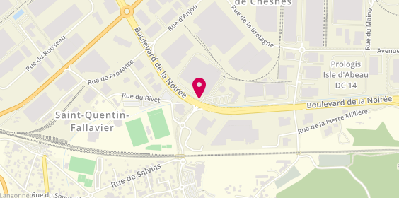 Plan de Agora Diffusion Pr, 55 Boulevard Noirée, 38070 Saint-Quentin-Fallavier