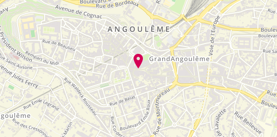Plan de Manga Kat Angouleme, 28 place Marengo, 16000 Angoulême