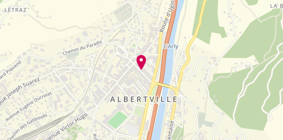 Plan de Accrolivres, 16 Rue Gambetta, 73200 Albertville