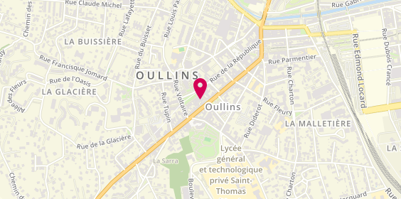 Plan de BD Oullins, 3 Pass. De la Ville, 69600 Oullins-Pierre-Bénite
