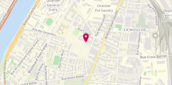 Plan de Traits d'Union, 61 Rue des Girondins, 69007 Lyon