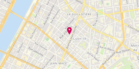 Plan de Librairie la Voie Aux Chapitres, 4 Rue Saint-Jérôme, 69007 Lyon
