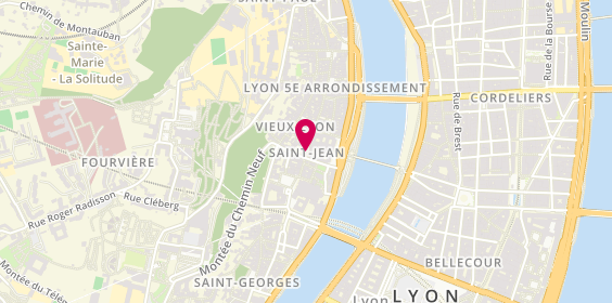 Plan de Librairie Cadence Eklectic, 62 Rue Saint-Jean, 69005 Lyon