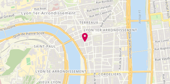 Plan de Librairie la Bourse, 13 Bis Rue Lanterne, 69001 Lyon