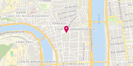 Plan de Archipel Librairie, 21 place des Terreaux, 69001 Lyon