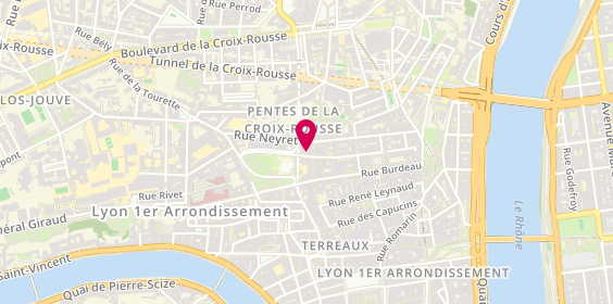 Plan de A Titre d'Aile, 23 Rue des Tables Claudiennes, 69001 Lyon