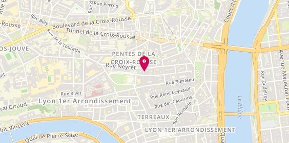 Plan de Un Petit Noir, 57 Mnt de la Grande-Côte, 69001 Lyon