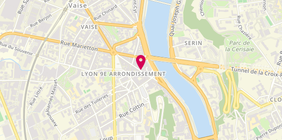 Plan de La 9ème Bulle, 33 grande Rue de Vaise, 69009 Lyon