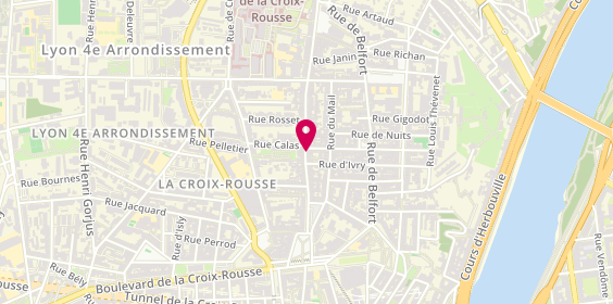 Plan de Vivement Dimanche, 18 grande Rue de la Croix-Rousse, 69004 Lyon