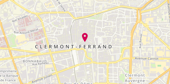 Plan de Le Grenier des Chimères, 30 Rue des Petits Gras, 63000 Clermont-Ferrand