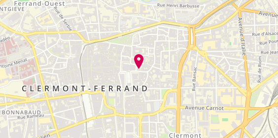 Plan de Librairie la cathédrale, 3 Rue du Terrail, 63000 Clermont-Ferrand