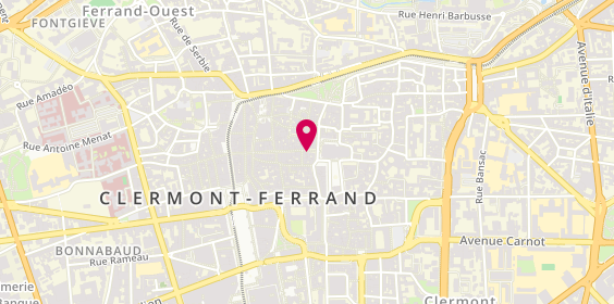 Plan de La Librairie, 5 Bis Rue des Gras, 63000 Clermont-Ferrand
