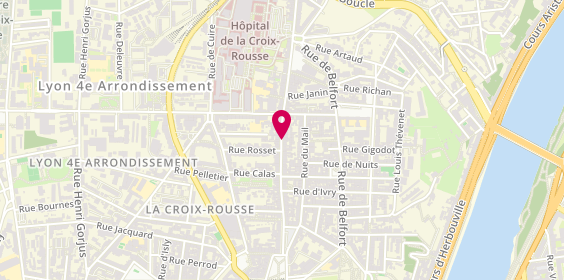Plan de Librairie la Bande Dessinée - LaBd, 50 grande Rue de la Croix-Rousse, 69004 Lyon