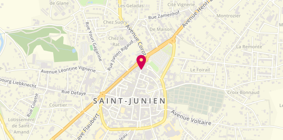 Plan de Sub Culture, 44 Rue Lucien Dumas, 87200 Saint-Junien