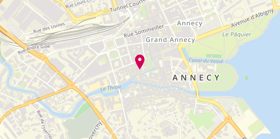 Plan de L'Ile Aux Livres, Square de l'Évêché
9 Rue Royale, 74000 Annecy