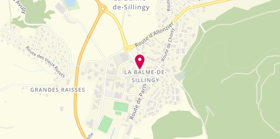 Plan de Presse-Jeux-Librairie de la Balme D, 38 Route de Paris, 74330 La Balme-de-Sillingy