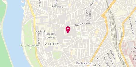 Plan de L'Ecritoire, 6 Rue de l'Hôtel des Postes, 03200 Vichy