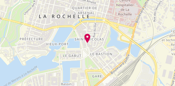 Plan de Librairie Gréfine, 57 Rue Saint-Nicolas, 17000 La Rochelle