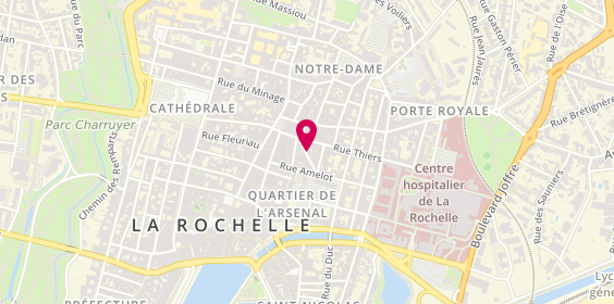 Plan de Librairie Les Rebelles Ordinaires, 9 Bis Rue des 3 Fuseaux, 17000 La Rochelle