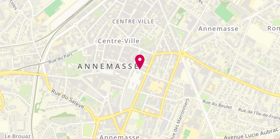 Plan de Librairie Hermès, 17 avenue Pasteur, 74100 Annemasse
