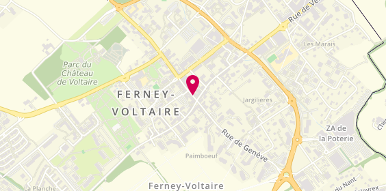 Plan de Librairie du Centre, 4 Grand' Rue, 01210 Ferney-Voltaire
