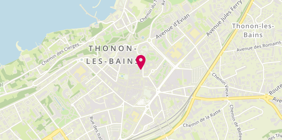 Plan de Books Corner Coffee Shop, 12 Rue des Granges, 74200 Thonon-les-Bains