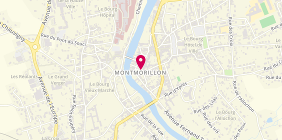 Plan de Location Local Cite Ecrit Metiers du Livre, 15 Rue Four, 86500 Montmorillon