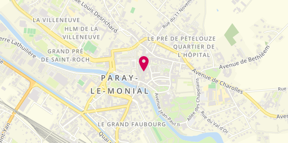 Plan de Les Mille Pages, 13 Rue Victor Hugo, 71600 Paray-le-Monial