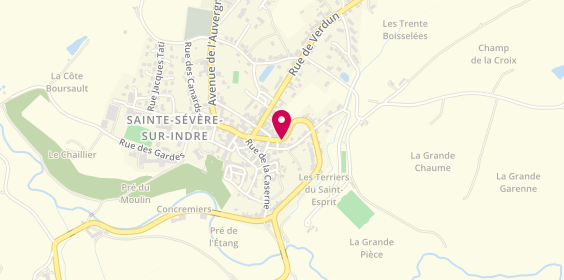 Plan de GIRAUD Pierrette, 46 avenue de l'Auvergne, 36160 Sainte-Sévère-sur-Indre