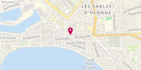 Plan de Librairie Voyelles, 64 Rue Nationale, 85100 Les Sables-d'Olonne