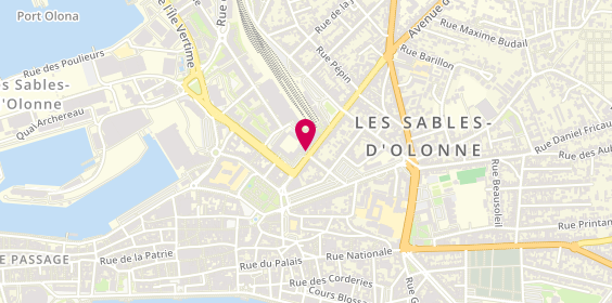 Plan de Les Cahiers Lamartine, 19 avenue Georges Pompidou, 85100 Les Sables-d'Olonne