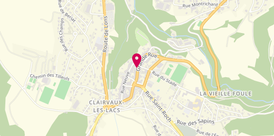 Plan de Librairie la Plume, 40 Grande Rue, 39130 Clairvaux-les-Lacs