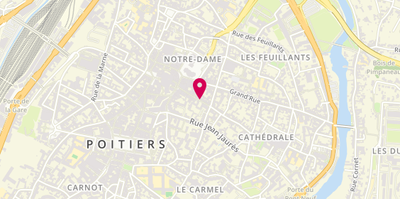 Plan de Librairie la Procure Saint Hilaire, 64 Rue de la Cathédrale, 86000 Poitiers