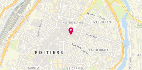 Plan de Bulles d'Encre, 63 Rue de la Cathédrale, 86000 Poitiers